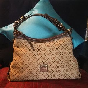 Dooney & Bourke Monogram logo bag NEW Tan/Brown